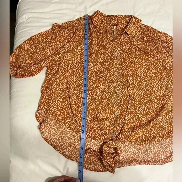 Free People Button Up Shirt Size Small - Picture 5 of 10